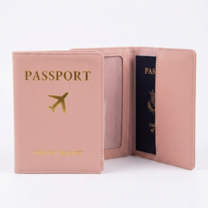 Elegant Leather Passport Holder & Travel Wallet